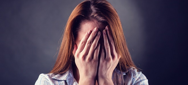 Crying woman