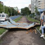 У Тернополі насправді дах зірвало не з церкви, а з магазину (фото)