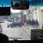 Біля «Старого млина» у Тернополі автомобіль врізався в огорожу (фото)