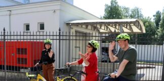 Тернополянка розповіла, як вона скористалась муніципальним велосипедом у Полтаві