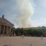 Всюди повно диму: у центрі Тернополя гасять пожежу (фото, відео)