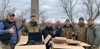 Сергій Надал поїхав на фронт, щоб передати ударні FPV дрони від Тернопільської міської ради