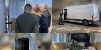 Сергій Надал повіз на фронт вантажний бус для тернопільських артилеристів