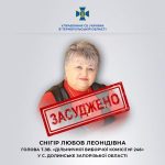У Тернополі засудили колаборантку із Запоріжжя, яка допомагала окупантам