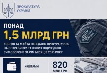 Понад 1,5 млрд грн: від кримінальних проваджень – до потреб фронту